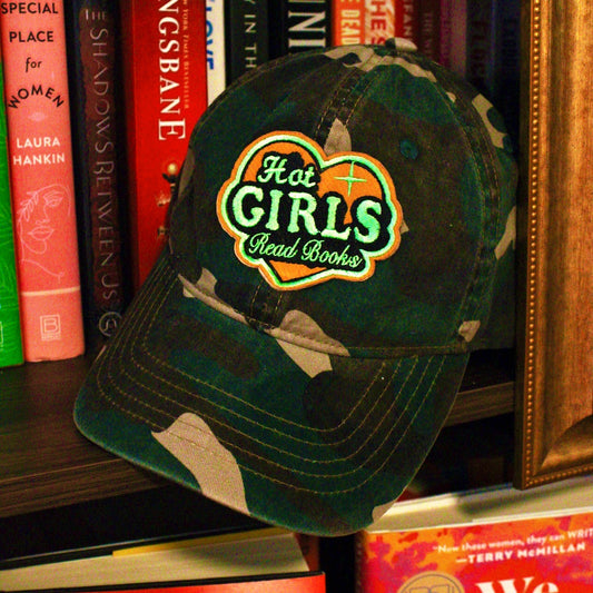 HOT GIRLS READ CAMO PATCH HAT