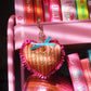 BOOK LOVER HEART BAG CHARM
