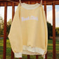 BOOK CLUB APPLIQUE MOCKNECK & CREWNECK