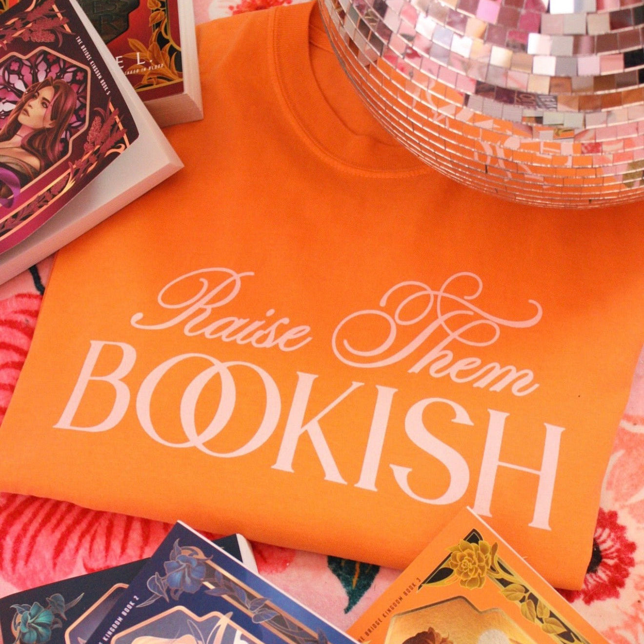 RAISE THEM BOOKISH COMFORT COLOR TEE