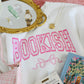 BOOKISH BOW WHITE CREWNECK