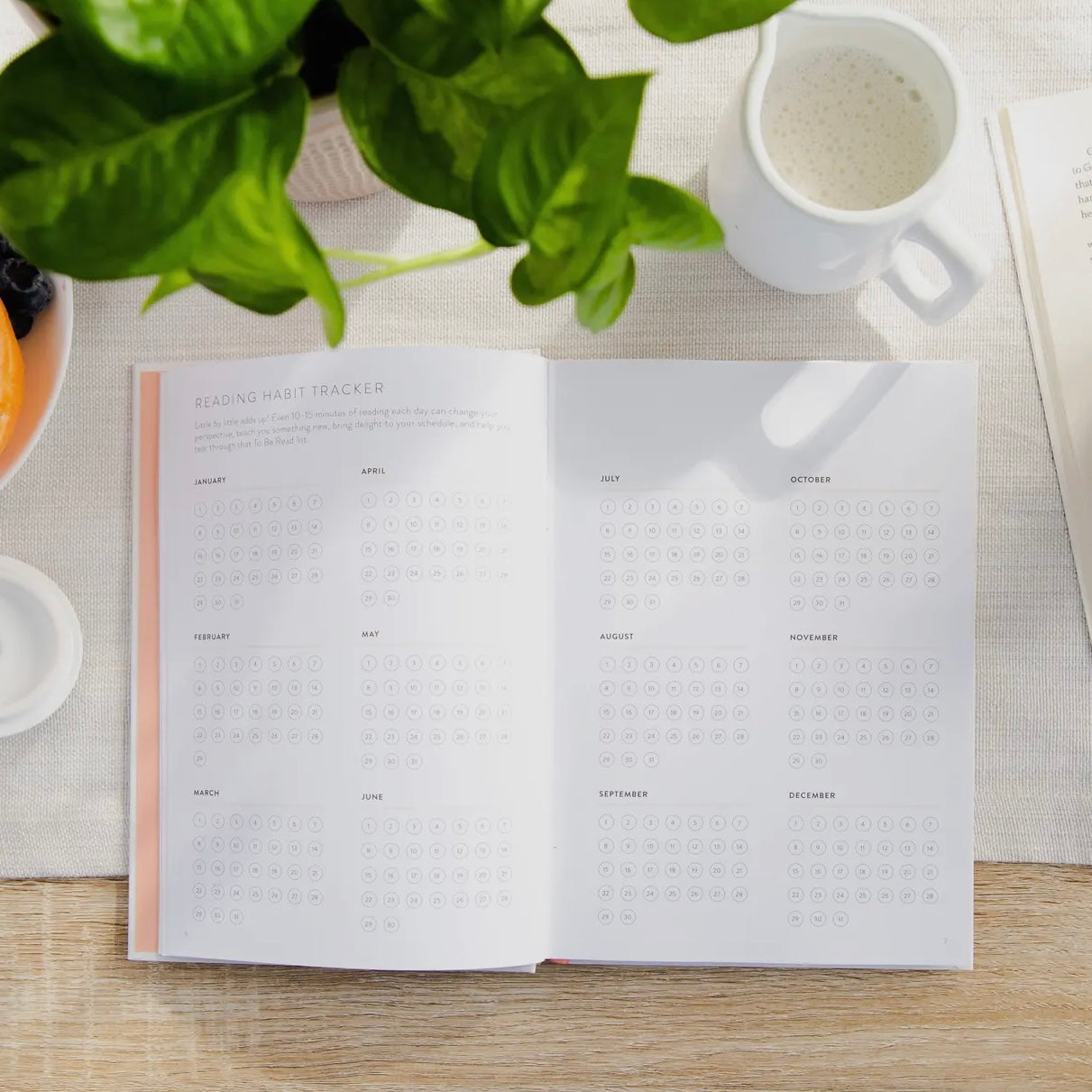 BLUE FLORAL CULTIVATED READING JOURNAL