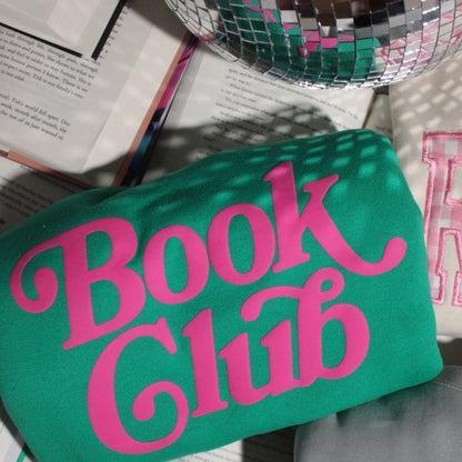 PINK PUFF PRINT BOOK CLUB CREWNECK