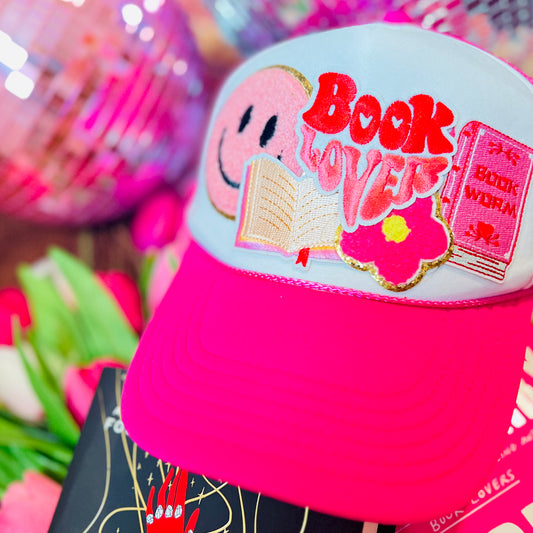 BOOK LOVER CUSTOM PATCH HAT