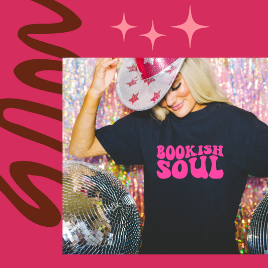 HOT PINK BOOKISH SOUL TEE