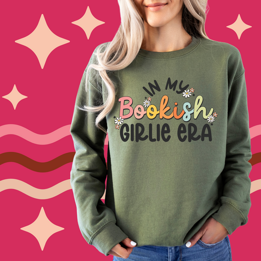 IN MY BOOKISH GIRLIE ERA CREWNECK