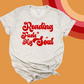 READING FUELS MY SOUL TRIBLEND TEE