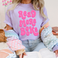 HOT PINK READ MORE BOOKS TEE