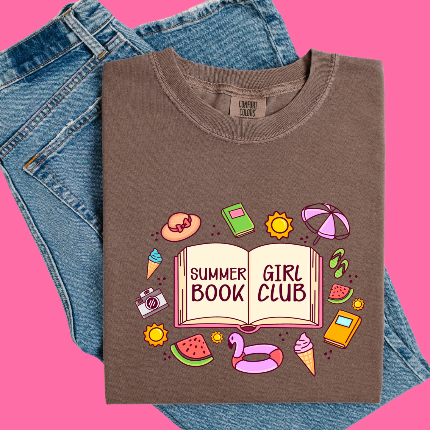 SUMMER GIRL BOOK CLUB TEE