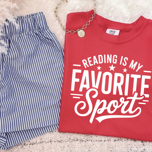 READING IS MY FAVORITE SPORT TEE