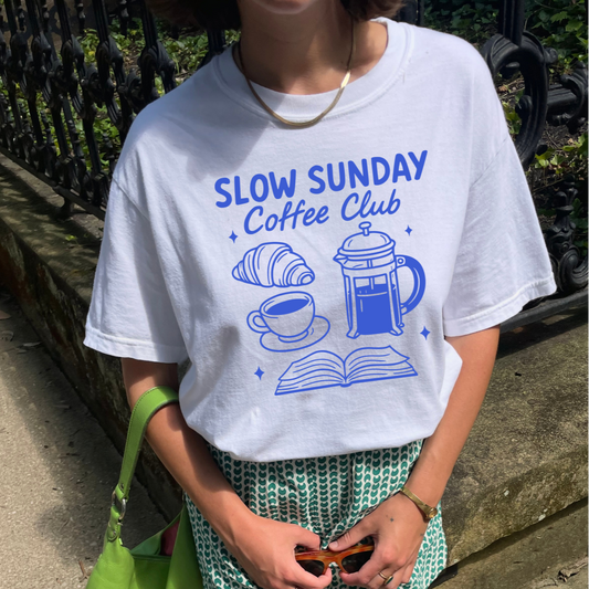 SLOW SUNDAY COFFEE CLUB TEE