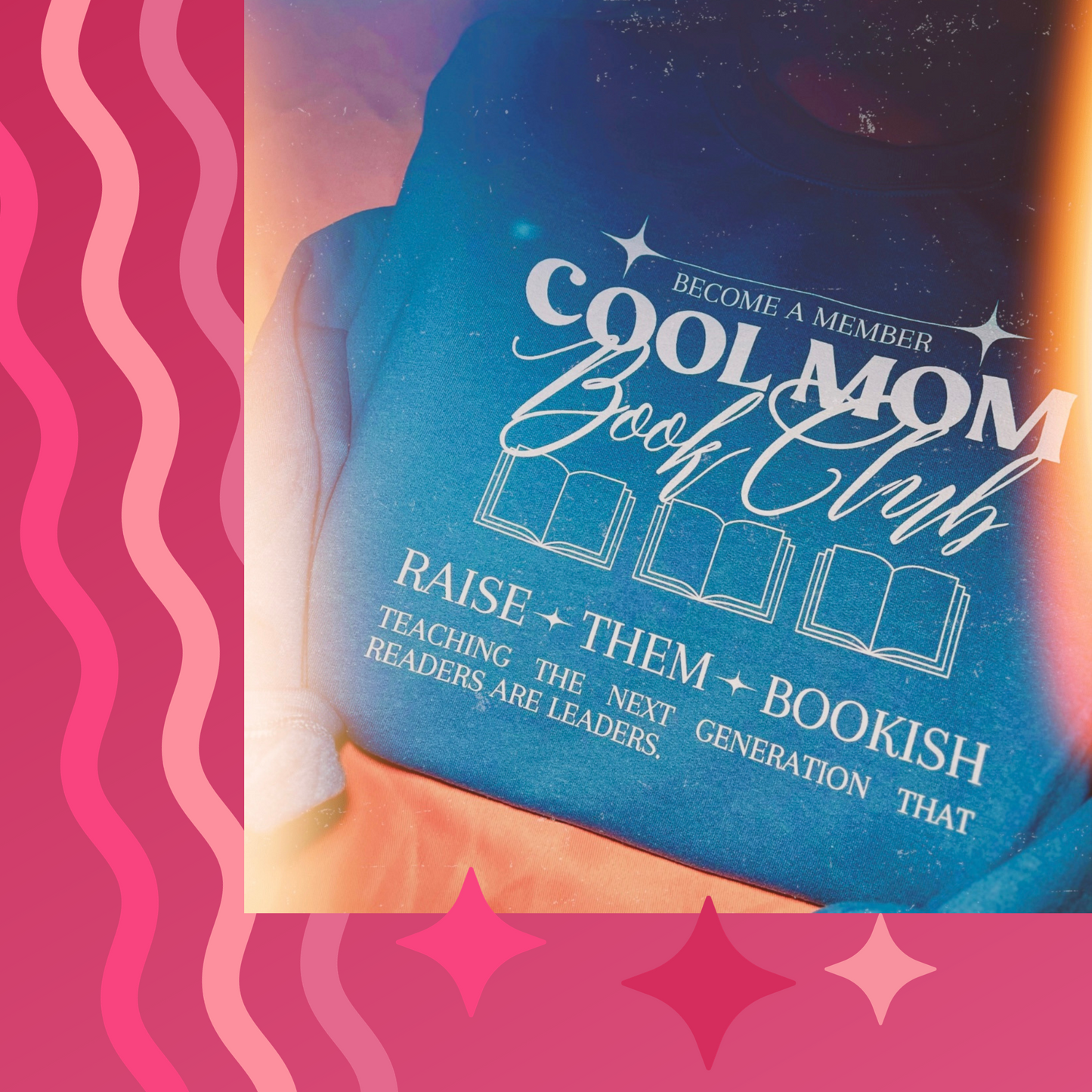 COOL MOM BOOK CLUB CREWNECK