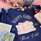 HAPPY GIRL BOOK CLUB BOW CREWNECK