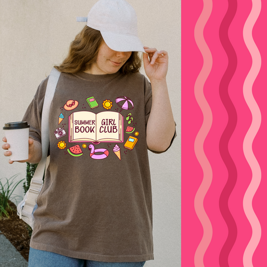 SUMMER GIRL BOOK CLUB TEE