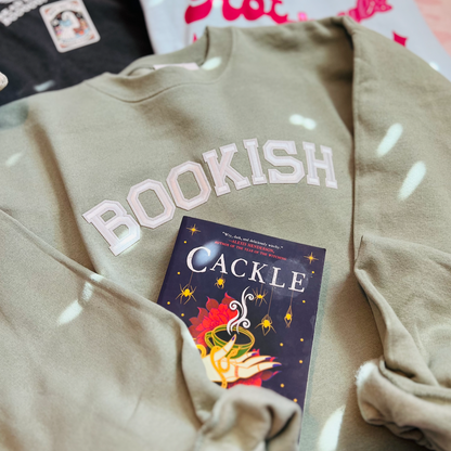 SAGE BOOKISH CREWNECK