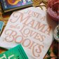 JUST A MAMA WHO LOVES BOOKS CREWNECK