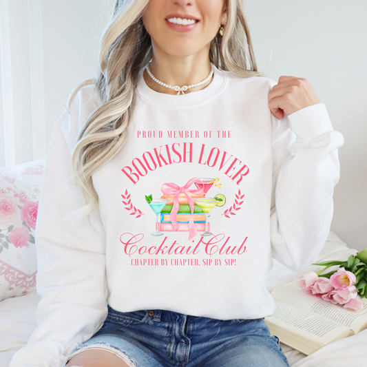 BOOKISH LOVER COCKTAIL CLUB CREWNECK