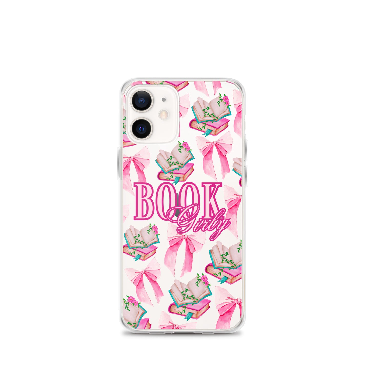 BOOK GIRLY BOWS & BOOKS IPHONE CASE