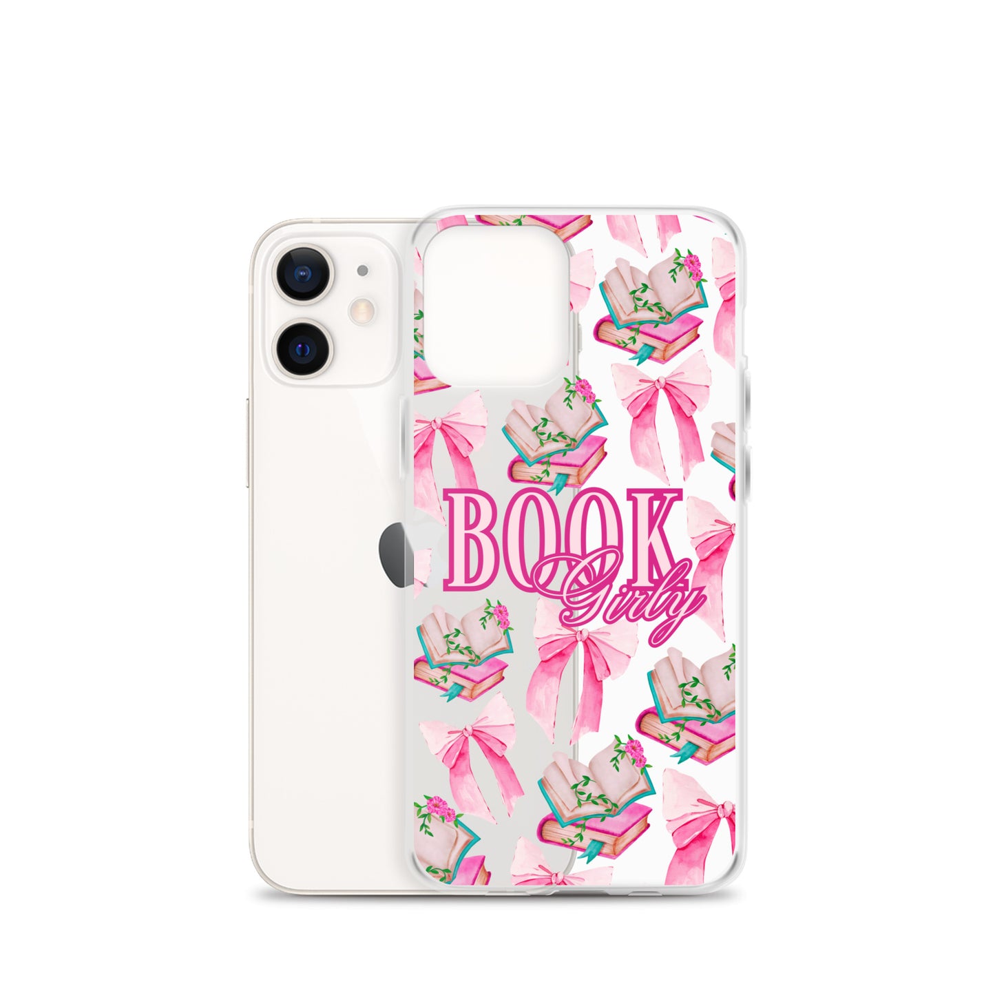 BOOK GIRLY BOWS & BOOKS IPHONE CASE