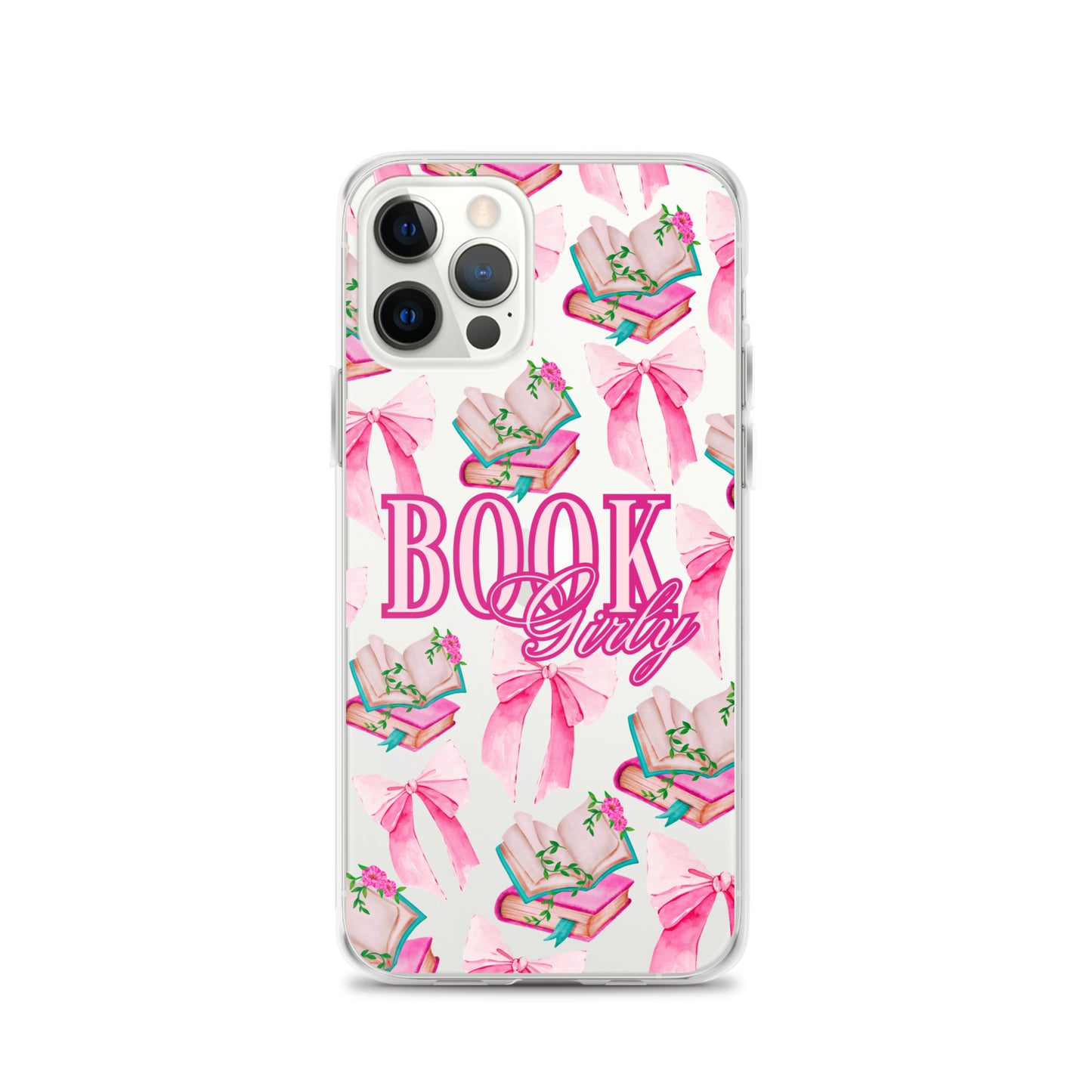 BOOK GIRLY BOWS & BOOKS IPHONE CASE