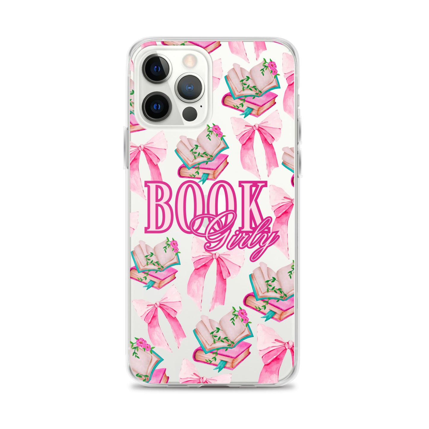 BOOK GIRLY BOWS & BOOKS IPHONE CASE