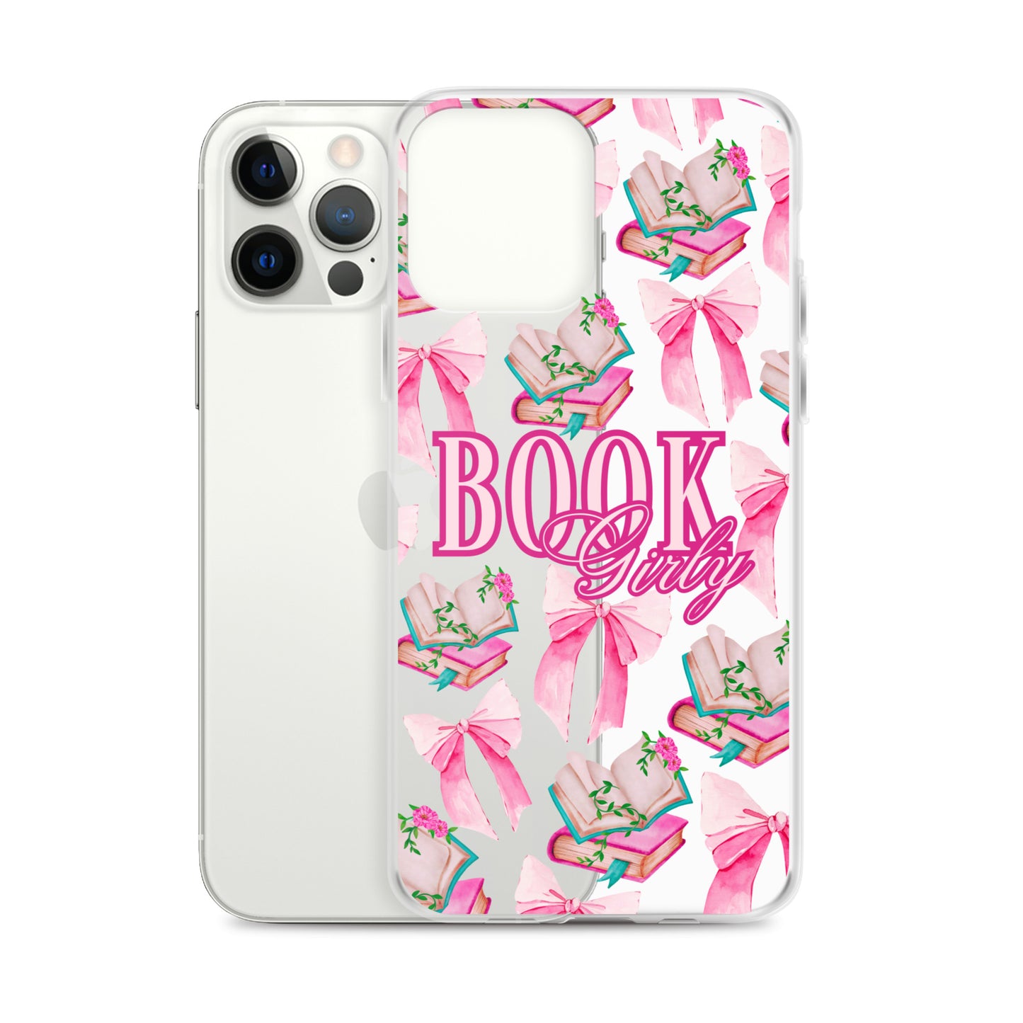 BOOK GIRLY BOWS & BOOKS IPHONE CASE