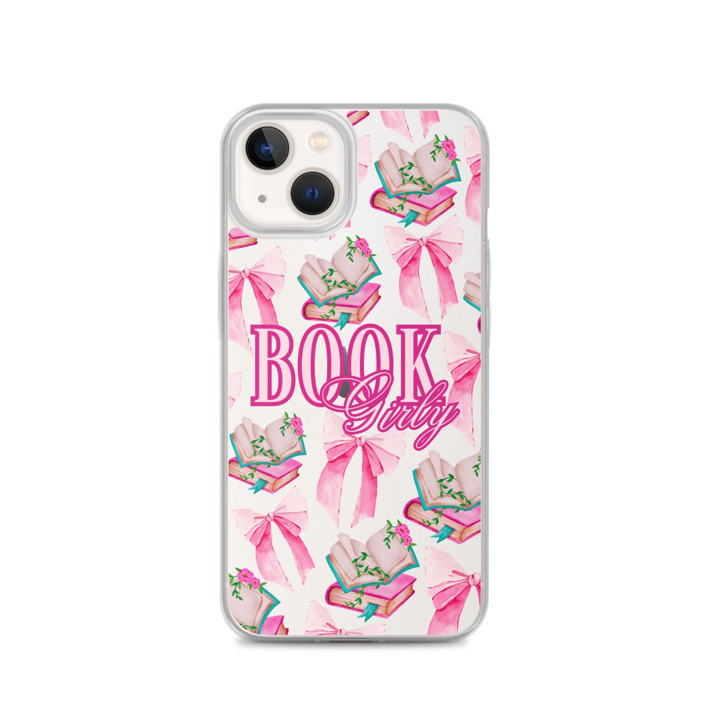 BOOK GIRLY BOWS & BOOKS IPHONE CASE