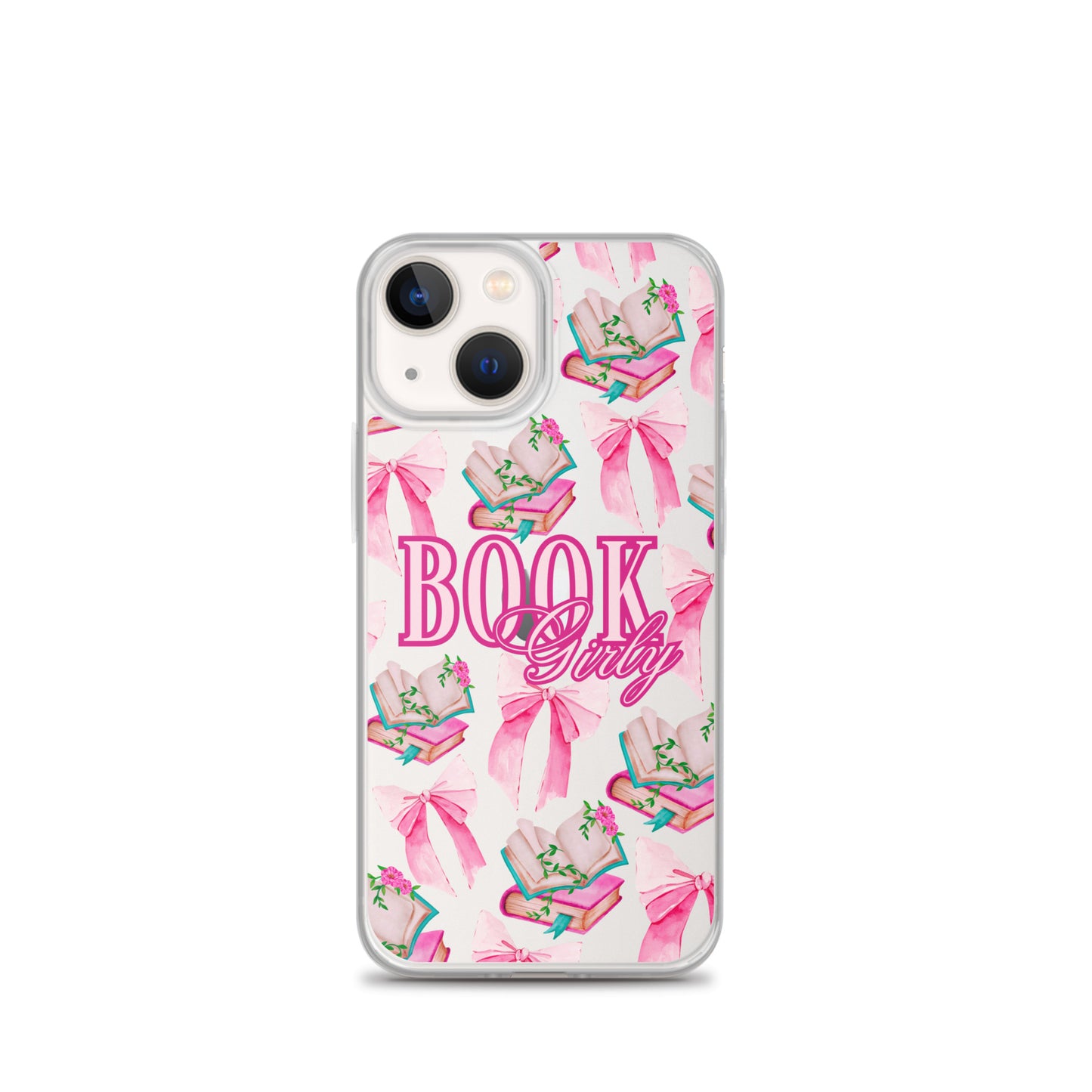 BOOK GIRLY BOWS & BOOKS IPHONE CASE