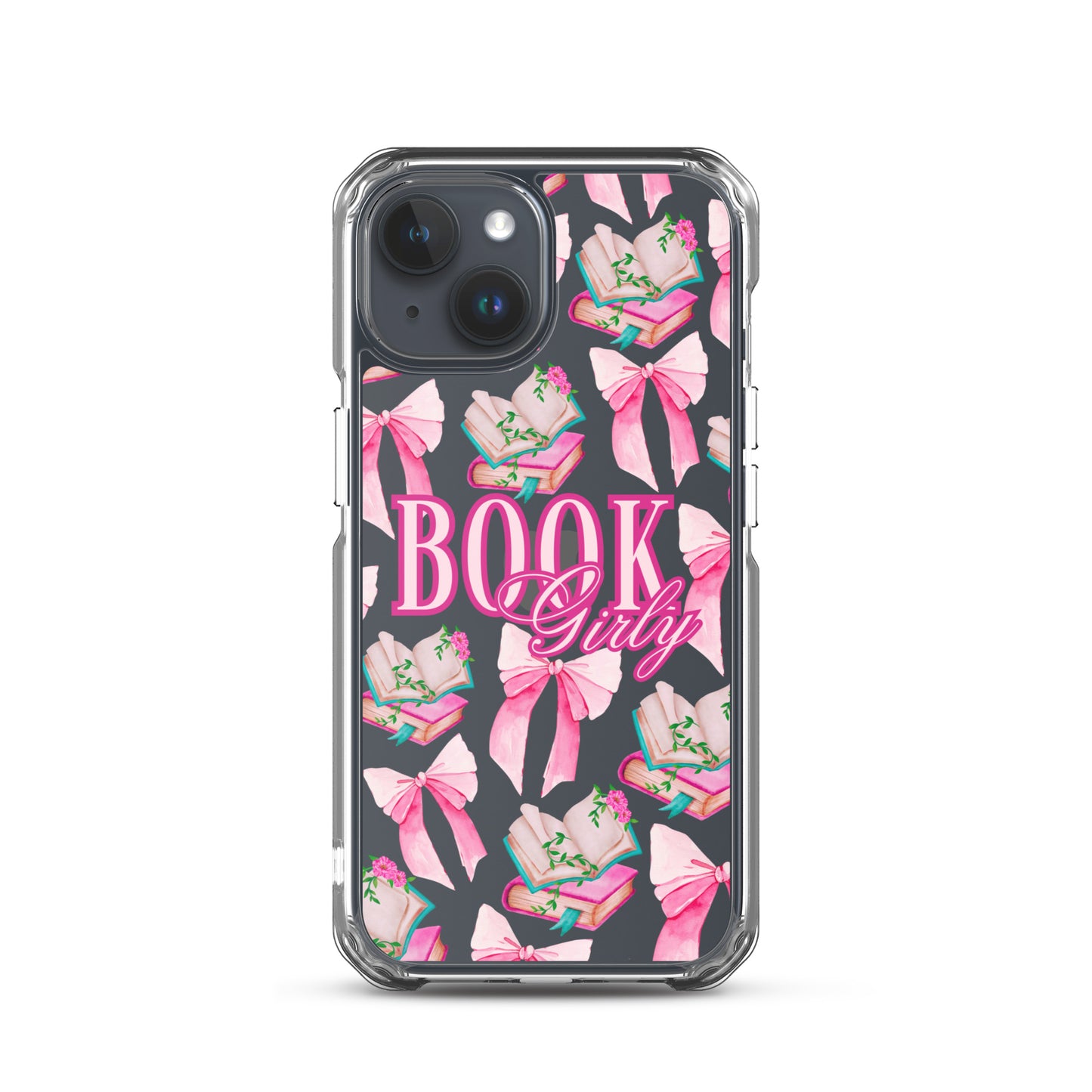 BOOK GIRLY BOWS & BOOKS IPHONE CASE