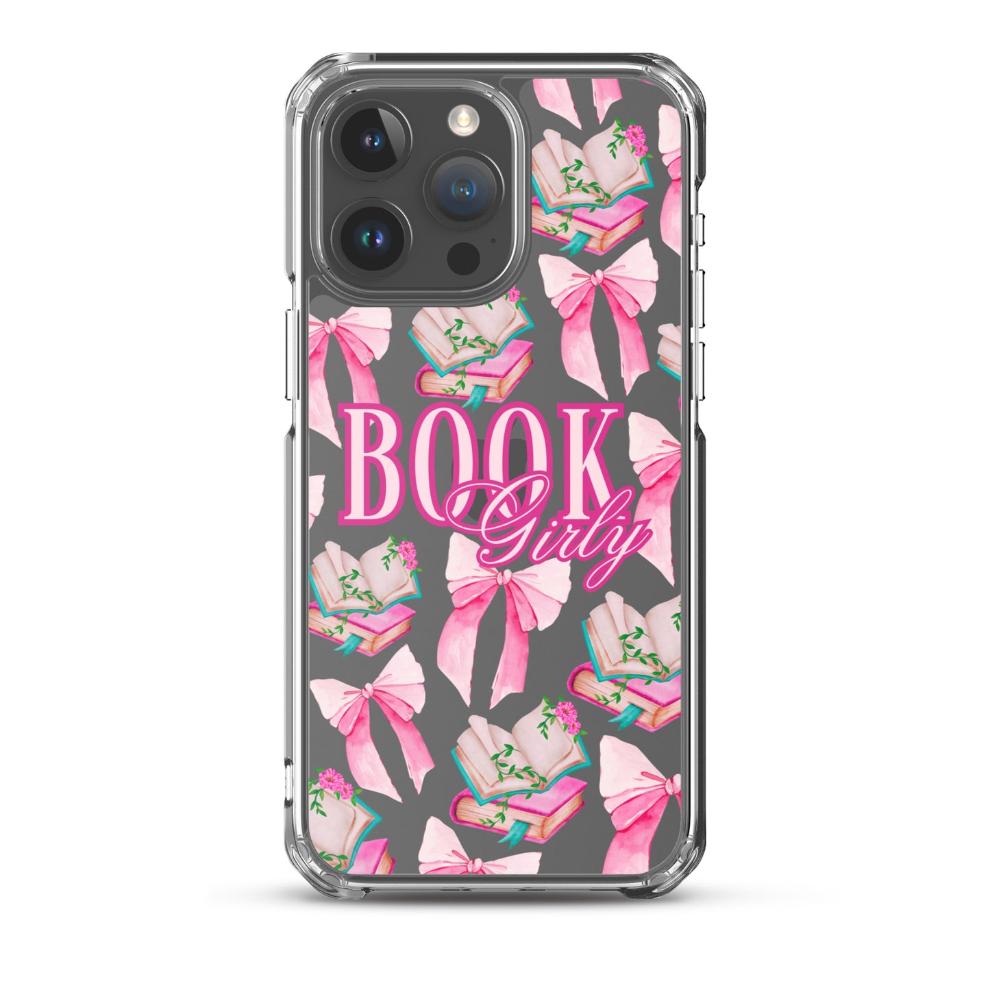 BOOK GIRLY BOWS & BOOKS IPHONE CASE