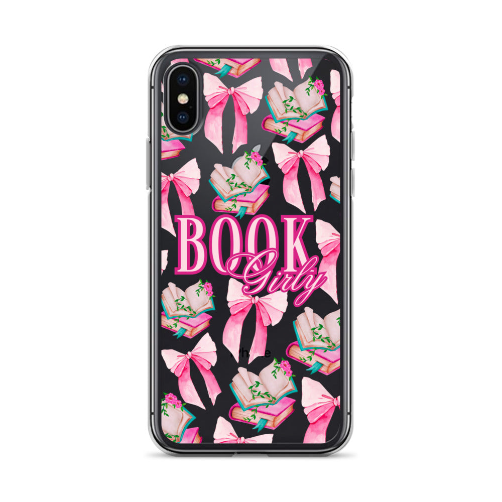 BOOK GIRLY BOWS & BOOKS IPHONE CASE