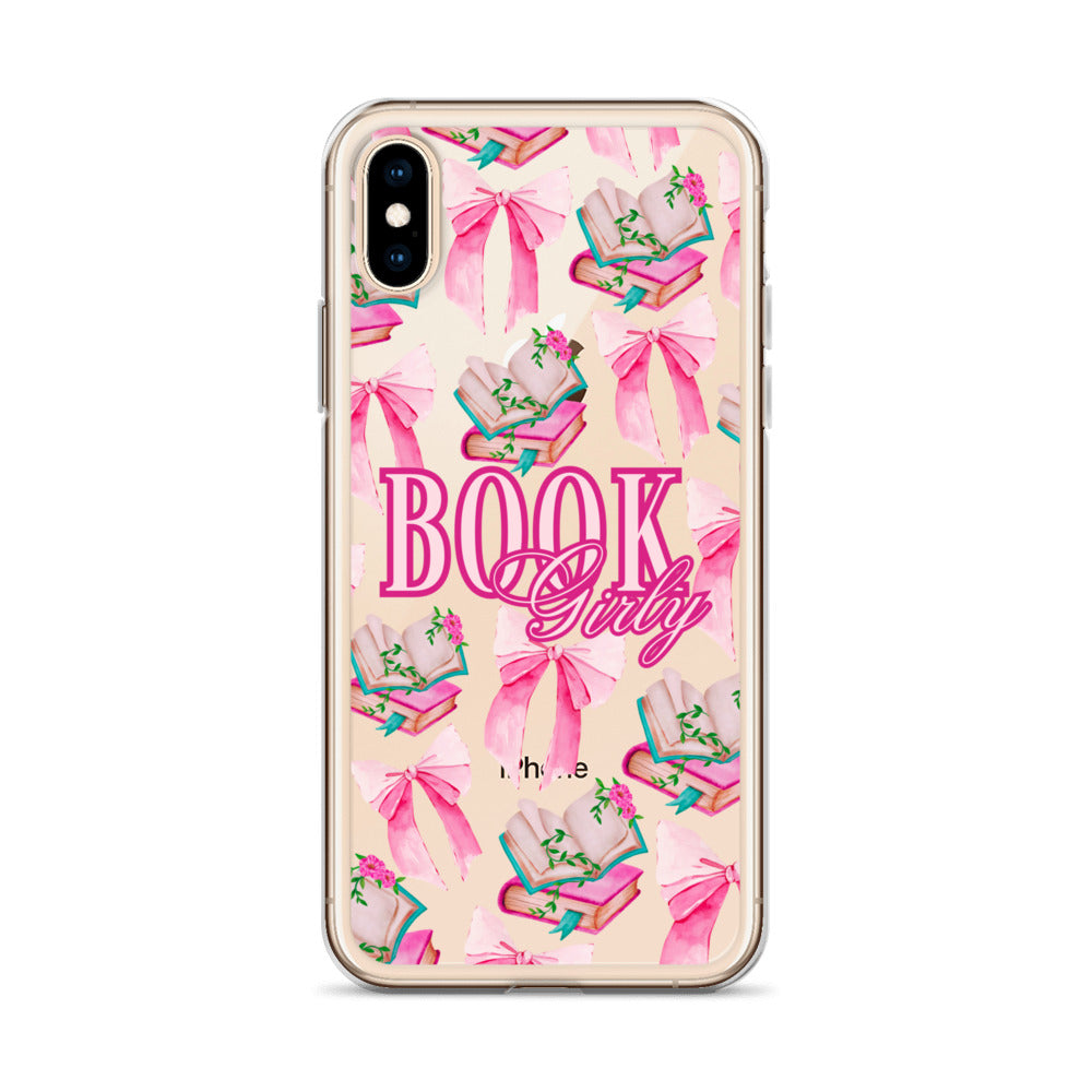 BOOK GIRLY BOWS & BOOKS IPHONE CASE