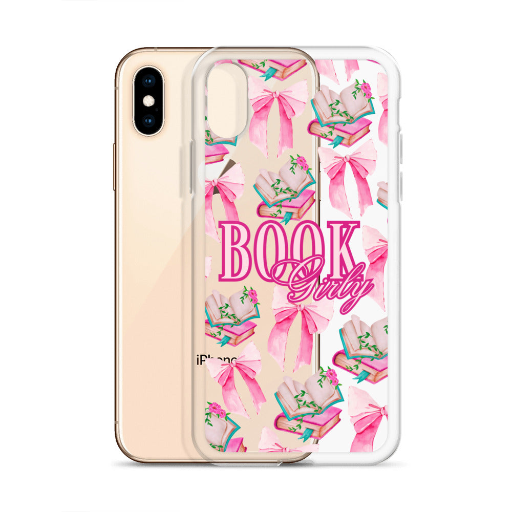 BOOK GIRLY BOWS & BOOKS IPHONE CASE