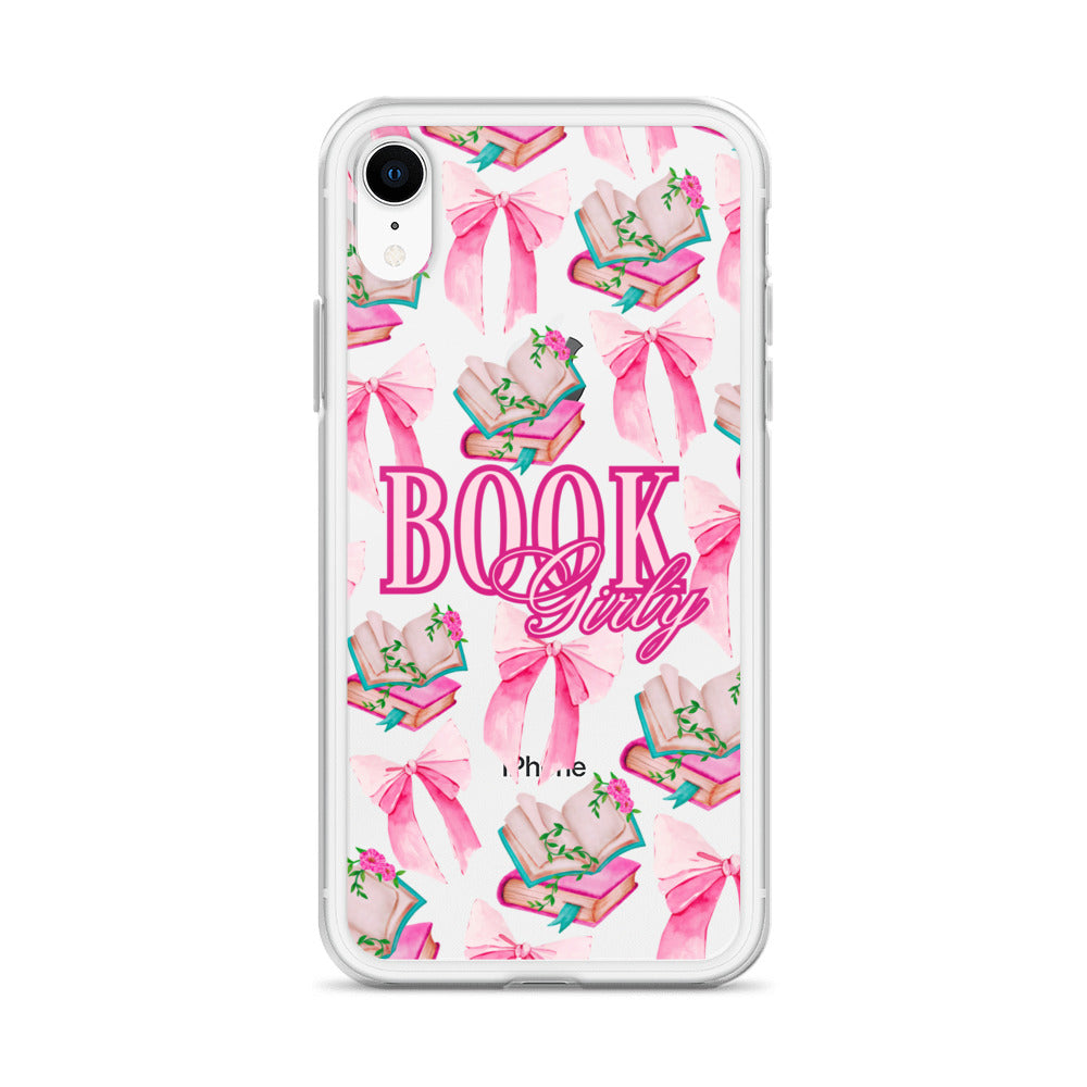 BOOK GIRLY BOWS & BOOKS IPHONE CASE