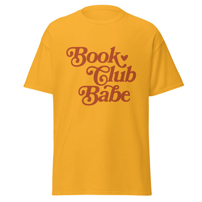 GOLD AND NATURAL BOOK CLUB BABE TEE