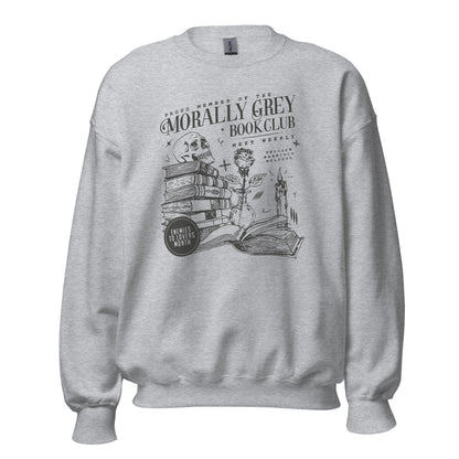 MORALLY GREY BOOK CLUB CREWNECK