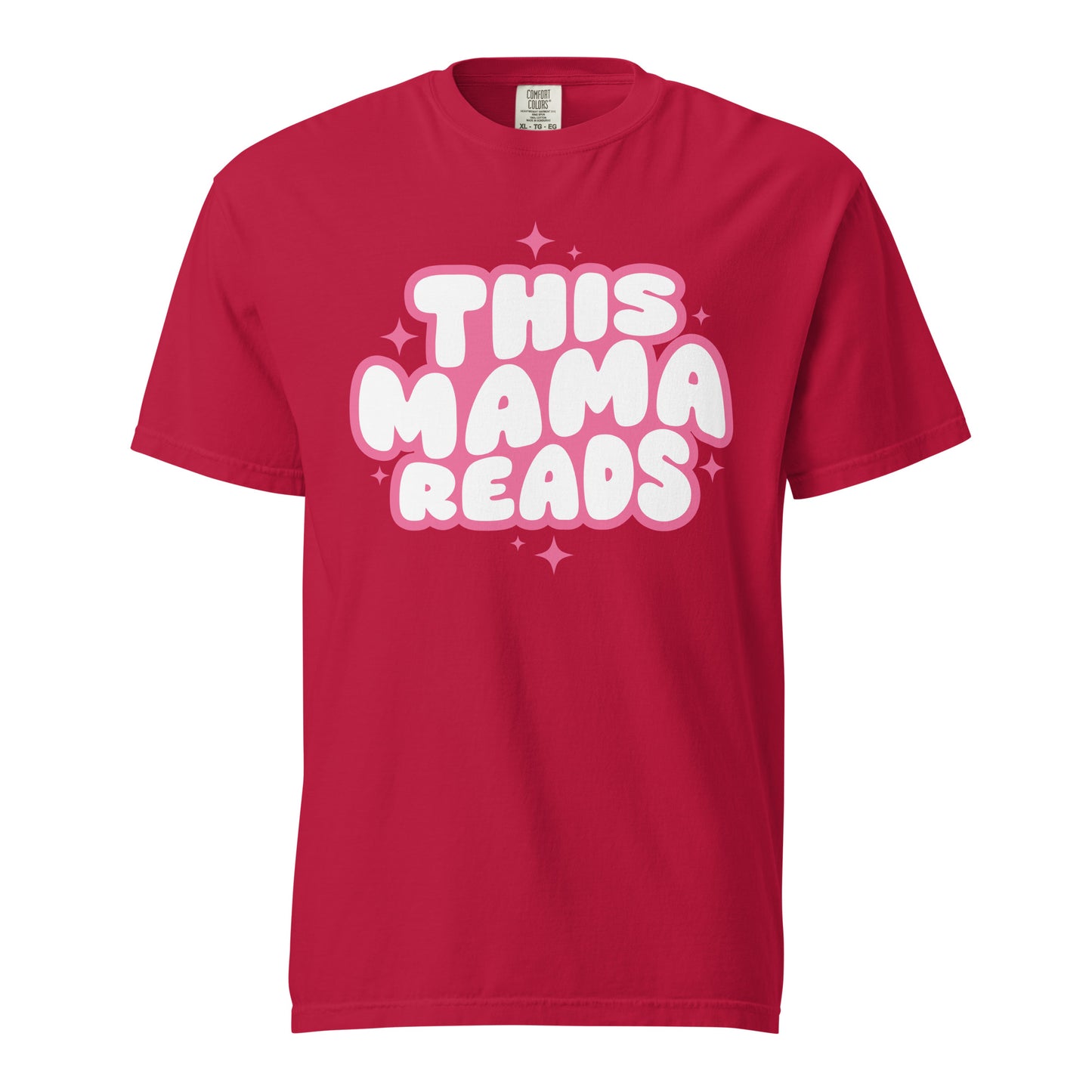 THIS MAMA READS COMFORT COLOR TEE