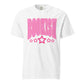 BOOKISH PINK VARSITY FONT TEE