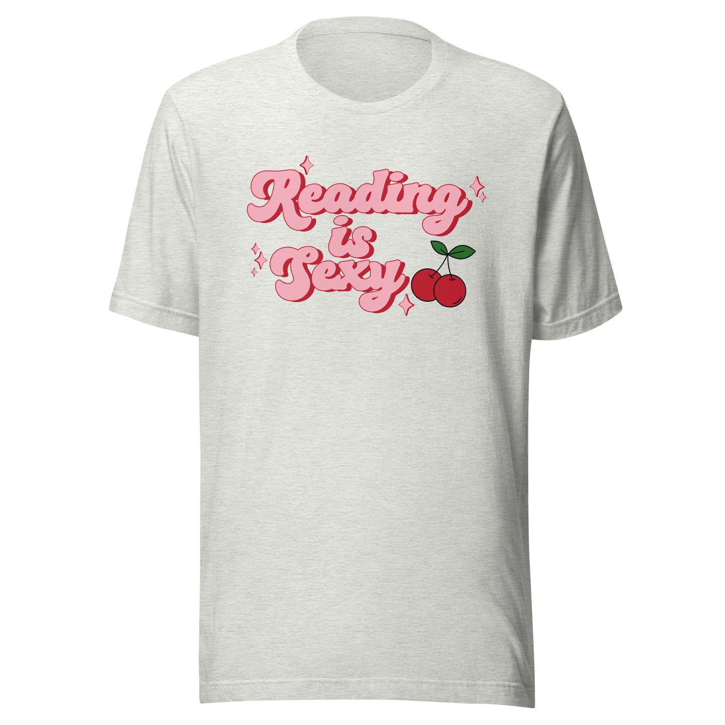 READING IS SEXY ASH T-SHIRT