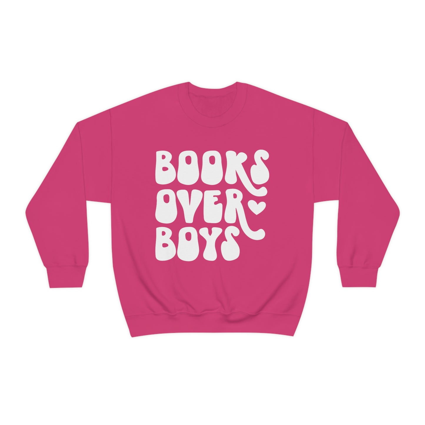 BOOKS OVER BOYS CREWNECK