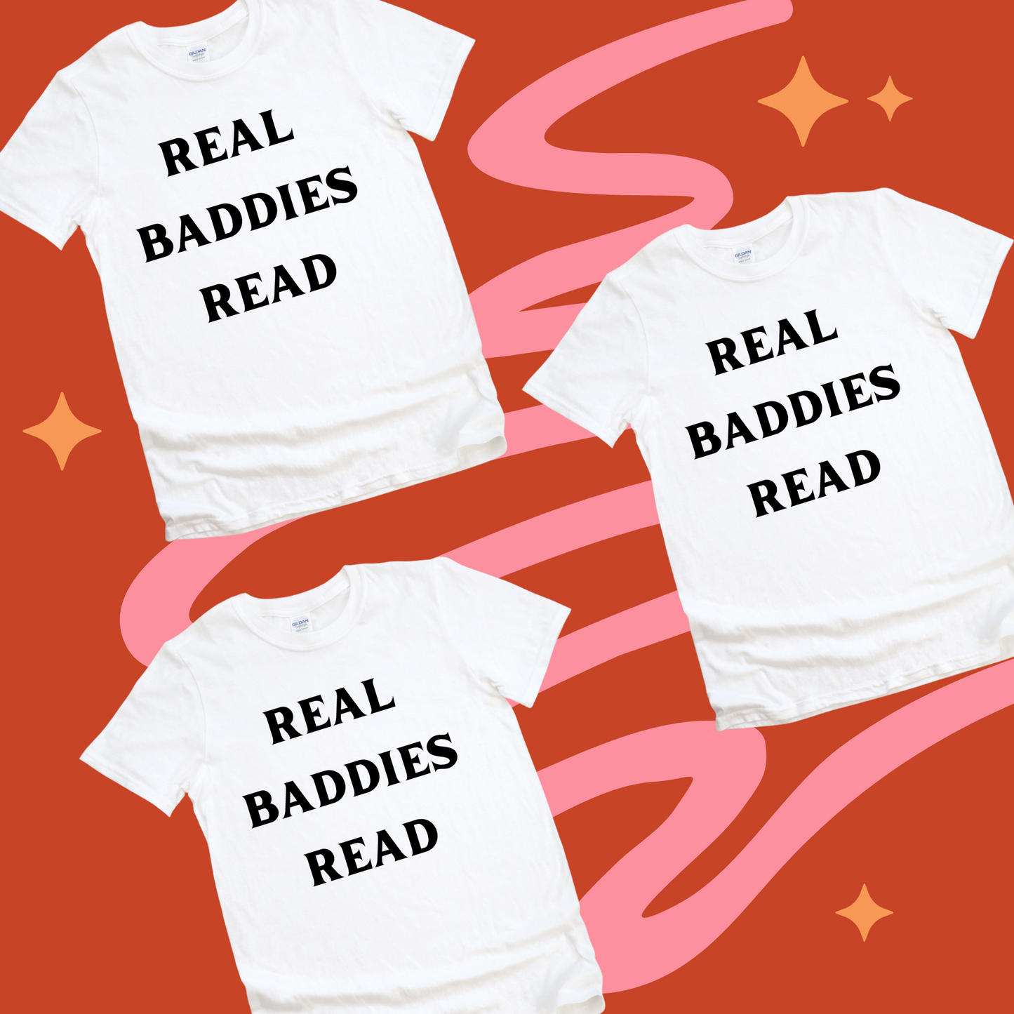 REAL BADDIES READ TEE