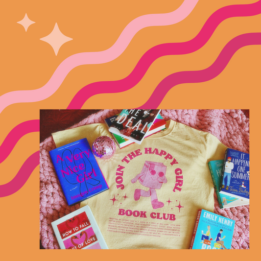 JOIN THE HAPPY GIRL BOOK CLUB TEE