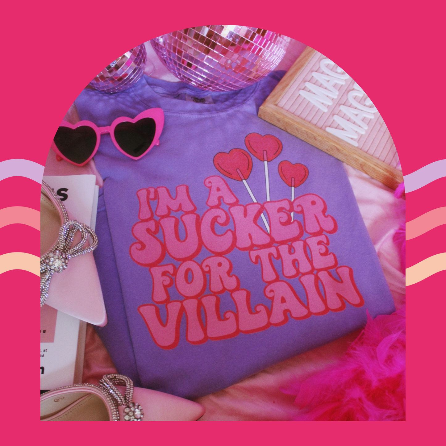 I'M A SUCKER FOR THE VILLAIN T-SHIRT