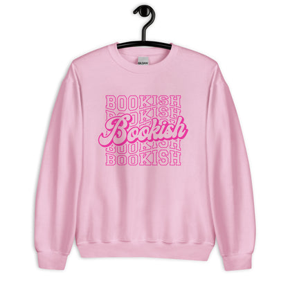 PINK INK BOOKISH CREWNECK