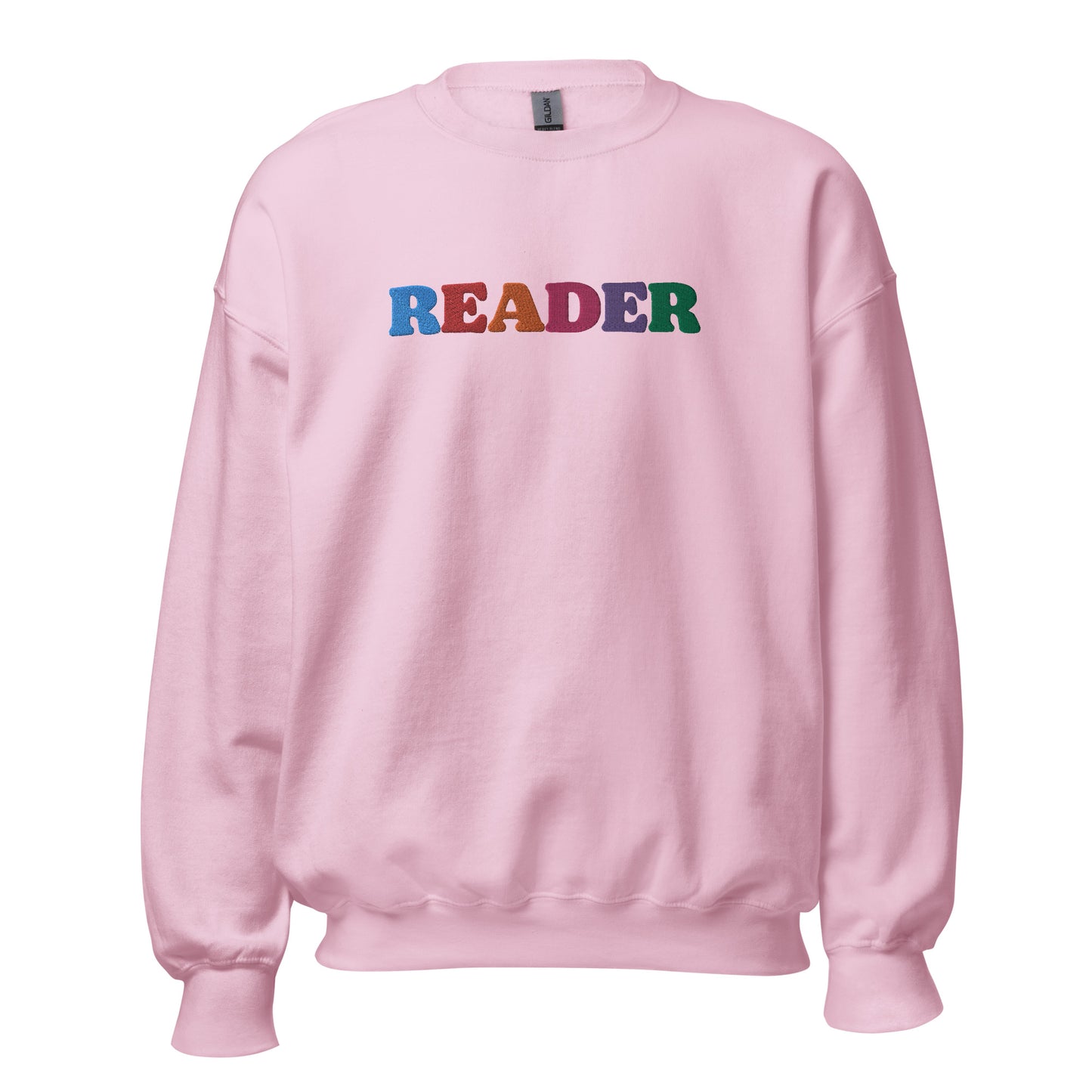 RAINBOW READER EMBROIDERED CREWNECK